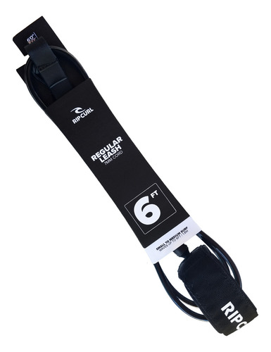 Leash Rip Curl Surf 6'x7mm Cor Preto