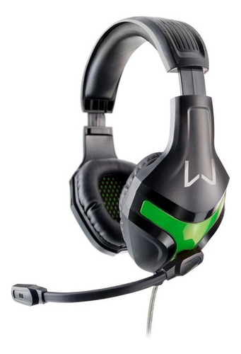 Headset Gamer Multilaser Warrior Harve 2.0 Preto/verde Ph298