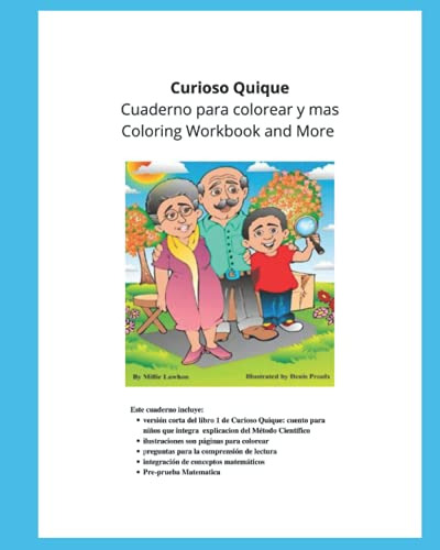 Curioso Quique: Cuaderno Para Colorear Y Mas- Curious Quique