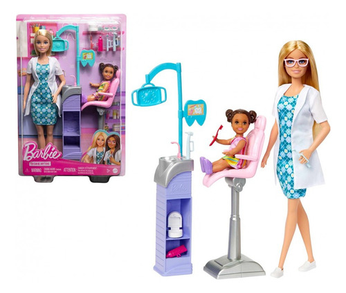 Barbie Profesiones Quiero Ser Dentista Muñeca Con Accesorios