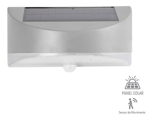 Luminario Exterior Solar C/ Sensor De Movimiento 4000k Tecno