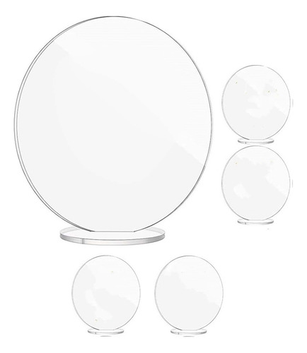 5 Tarjetas De Mesa Acrílicas Con Números De Mesa