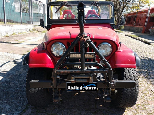 Jeep Willys Cj5 1964 Motor Opala 4c Pronto Para Trilha