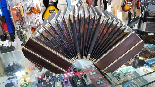 Imagem 8 de 10 de Bandoneon Alfred Arnold Alemão Original 30/25 Botões