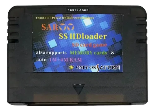 Everdrive Saroo Sega Saturn + Sd 128gb Pronto Para Uso