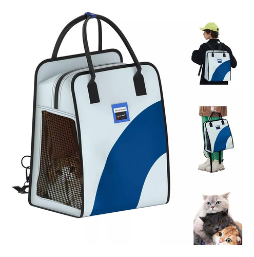 Mochila Mascotas Bolsa Transporte Gatos Perro Backpack Viaje