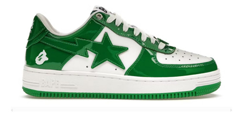 A Bathing Ape Bape Sta Low Green White