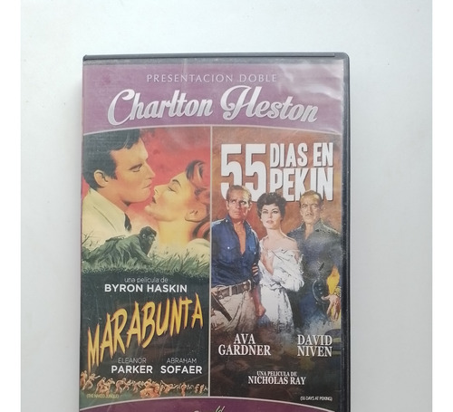 Dvd - 55 Dias En Pekin - Maraunta - Doble De Charlton Heston