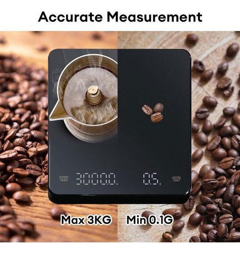 Báscula De Café,báscula De Cocina Con Temporizador 3 Kg