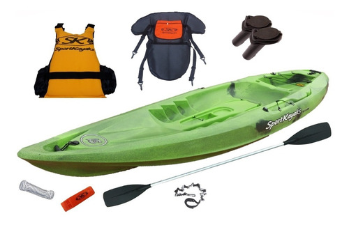 Kayak Sportkayaks S1 Con Posacañas Pesca Full Rba Outdoor