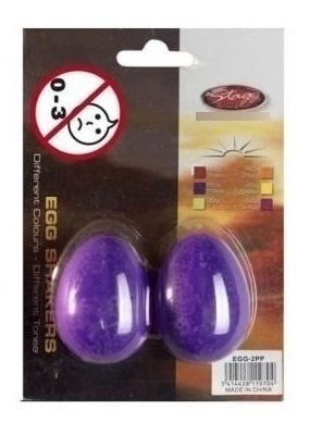 Huevos Rítmicos X Par Color Purpura 25g Stagg Seg2pp