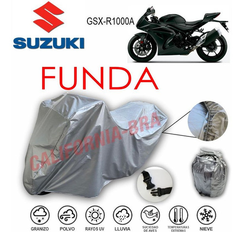 Funda Cubierta Lona Moto Cubre Suzuki Gsx R1000 A