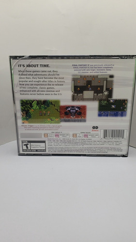 Final Fantasy Chronicles Ps1 ** Ojo Solo Manual Y Caja ** (Usado)