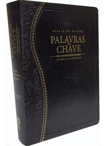 Bíblia De Estudo Palavras- Chave Luxo Preta ( Clássica)