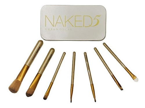 Naked5 Set X 7 Brochas Rostro - Unidad a $2161