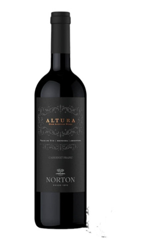 Vino Tinto Altura Cabernet Franc Norton De 750ml, Pack 6u