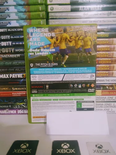 Jogo Pes 18 Xbox 360 Original Futebol Incrível Frete Grátis