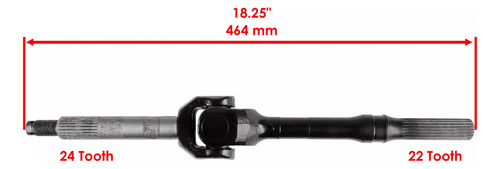 Eje Transmisión Eje Kawasaki Mule 2510 94-99 39158-1096