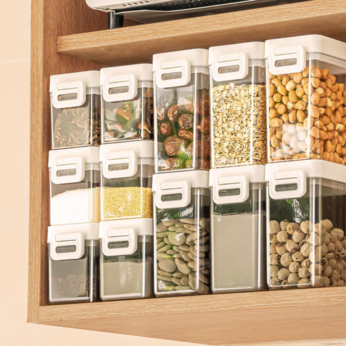 Recipiente De Cereal Organizador Transparente Tanque De