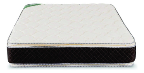 Colchón 2 plazas de espuma Cannon Espuma Exclusive beige y marrón - 140cm x 190cm x 29cm con doble pillow top