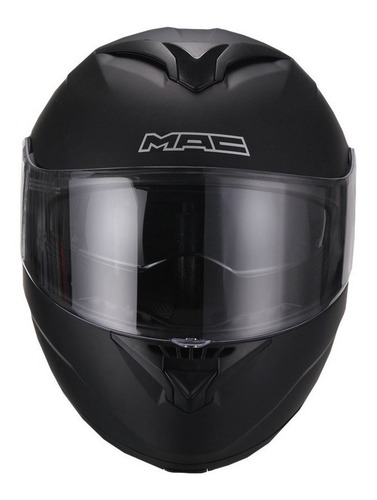 Casco Moto Rebatible Mac Rock Solid Negro Mate Devotobikes