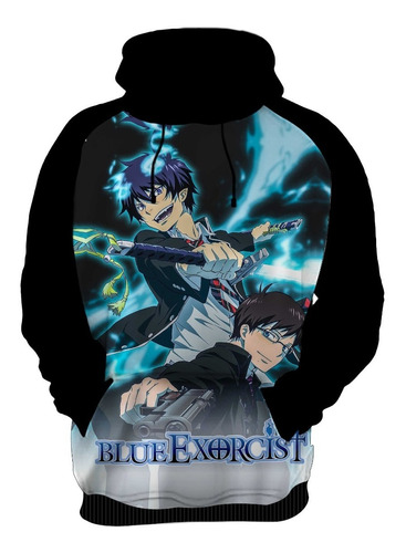 Blusa Casaco Moletom Anime Blue Exorxist 02