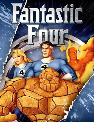 Los 4 Fantásticos 1994 - Serie Completa En Latino - Dvd.
