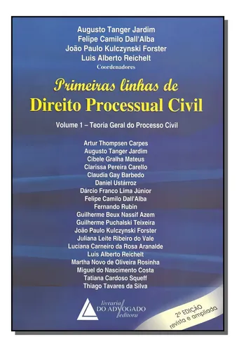 comprar Primeiras Linhas de Direto Processual Civil - Vol. 01 - 02E, de CARPES; JARDIM; MATEUS; CARELLO;. Editorial LIVRARIA DO ADVOGADO EDITORA en português