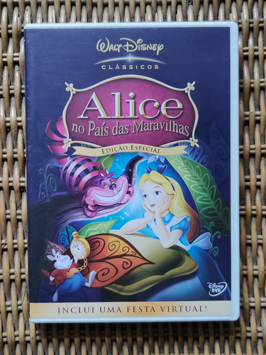Desapegadoc Dvd Alice No País Das Maravilhas Disney Clássico