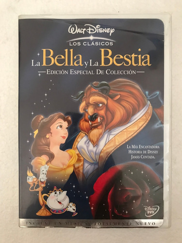 Dvd Original La Bella Y La Bestia Walt Disney Los Clasicos (Usado)