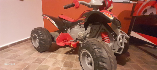 Cuatriciclo Niño Eléctrico, Batería 12v, C/ Casco De Regalo (Usado)