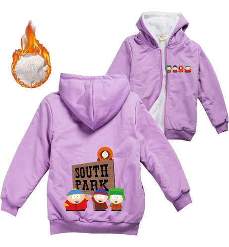 Ropa Anime S-southes Park Para Niños, Cálida Y Gruesa, De Te