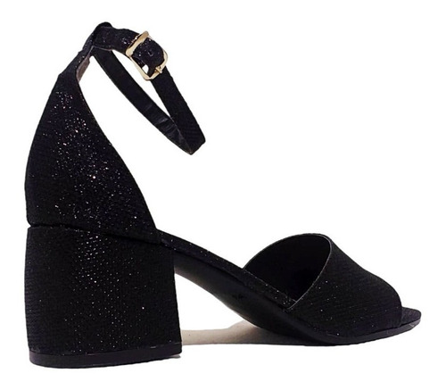 Imagen 3 de 4 de Sandalias Bina Glitter Black
