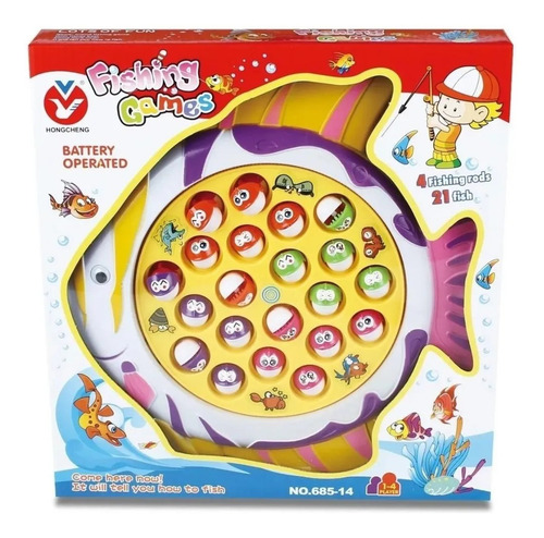 Imagem 2 de 3 de Pega Peixe - Pescaria Legal Com 21 Peixes - Polibrinque