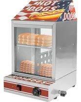 Comprar Vitrina Calentadora Vaporizadora Hot Dogs Salchichas 850w