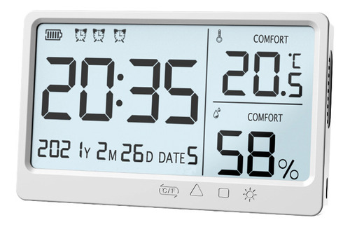 Medidor De Temperatura Humedad Electrónico Lcd Alta Precisió