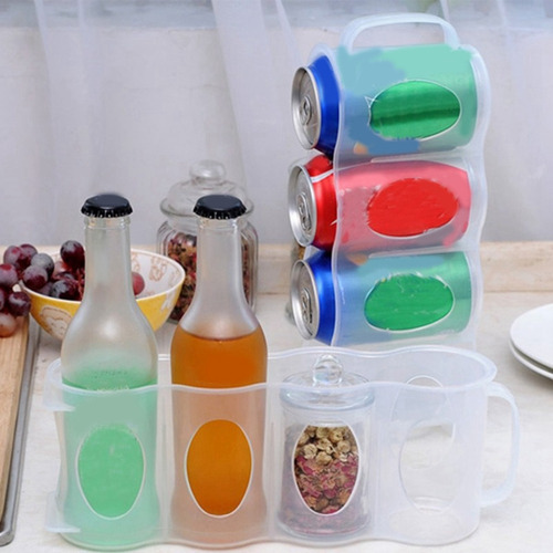 Estante De Cocina Queenly De 5 Piezas Transparente Con Asas