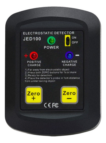 Detector Electrostático Portátil De Tamaño De La Palma De La