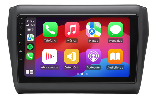Estereo Suzuki Swift 2018 A 2024 Android Carplay 2 32gb Color Negro