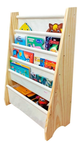 Rack Guarda Livros E Brinquedos, Standbook Montessoriano
