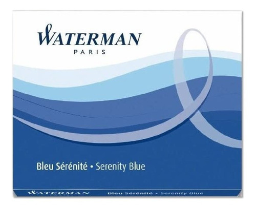 Cartuchos De  Tinta  Waterman Caja X8 Unid.azul