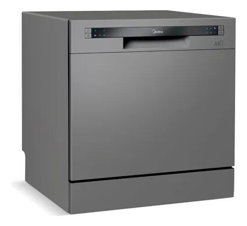 Lava Louças 8 Serviços Midea Cor Cinza 110V Menor preço em Lava Louças 8 Serviços Midea Cor Cinza 110V