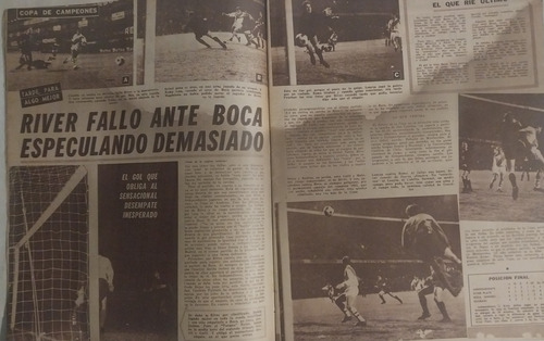 Goles 921 Central 0 Boca 0,copa Boca 1 River 0 ,detalle (Usado)
