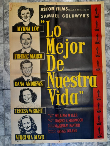 Afiche Or. Lo Mejor De Muestra Vida - Dana Andrews