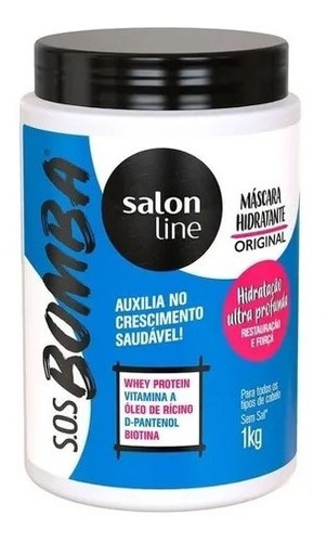 Máscara De Hidratação S.o.s Bomba Orignal Salon Line 1kg