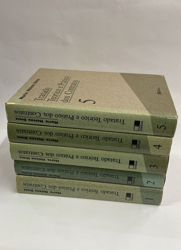 Livro 5 Volumes - Tratado Teórico E Prático Dos Contratos - Maria Helena Diniz [1993]