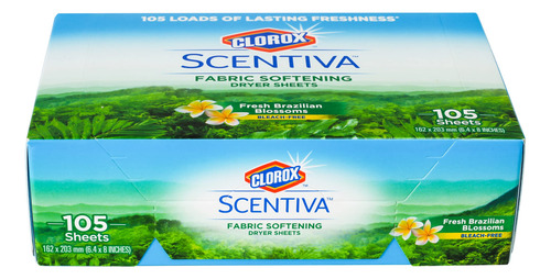 Hojas Suavizantes De Tela Aroma A Flores Brasileñas 20 Unida