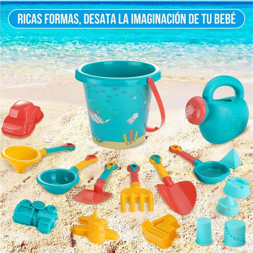 14 Pcs Juguetes De Playa,juego Juguetes De Playa Para Niños