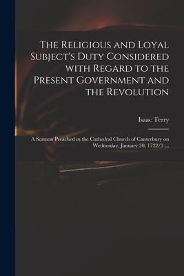 Libro The Religious And Loyal Subject's Duty Considered W...