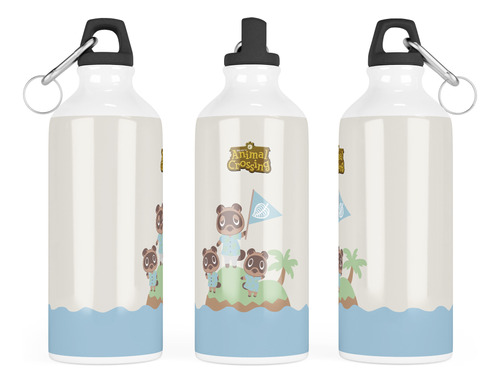 2 Botellas De Agua Sport Personalizadas Animal Crosssing